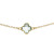 glow-102-8627-55-gold-plated-jasseron-ketting-met-klaver-zirkonia-lengte-50-55-cm
