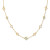 glow-102-8630-55-goudkleurige-ketting-met-blauwe-bloemen-8-mm-lengte-55-cm