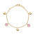 glow-104-8695-16-goudkleurige-armband-met-hanger-hartjes-roze-emaille-4-mm-breed-lengte-14-16-cm