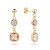 glow-106862900-gold-plated-oorhangers-met-ronde-paarse-en-vierkante-roze-steen-9-mm-breed-hoogte-30-mm