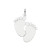 glow-142-0114-00-925-zilveren-hanger-met-baby-voetjes-en-glanzend-oppervlak-21-mm-breed-hoogte-24-mm