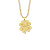 names4ever-gouden-klavertje-ketting-letters-lengte-45-50-cm