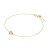 glow-204-2069-19-gouden-armband-met-hanger-dubbel-cirkeltje-1-mm-breed-lengte-19-cm