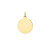 glow-242-0030-18-14-karaat-gouden-graveerhanger-glanzend-en-rond-diameter-18-mm