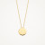 blush-3088ygo-gouden-ketting-met-ronde-hanger-8-mm-lengte-42-cm