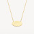 blush-3134ygo-gouden-ketting-met-ovale-hanger-13-1-mm-x-7-1-mm-lengte-42-cm