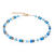 coeur-de-lion-geocube-ketting-iconic-mono-4020-10-0600-goudkleurig-blauw/variant/lengte-42-48-cm