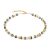 coeur-de-lion-geocube-ketting-iconic-mono-4020-10-0900-goudkleurig-met-olijfgroen-lengte-42-48-cm