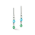 coeur-de-lion-oorhangers-princess-shape-mix-4239-21-0522-zilverkleurig-met-groen-en-blauw
