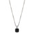 aze-jewels-ferro-zilverkleurige-ketting-met-zwarte-zeshoek-hanger-lengte-50-60-cm