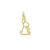 gouden-geometrische-hanger-zittend-konijn