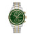boss-grand-prix-vitesse-hb1514345-chronograaf-herenhorloge-met-bicolor-band-en-groene-wijzerplaat-o-44-mm