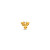 jackie-gold-jks20016-gele-citrien-oorbel-driehoekig-van-14-karaat-goud-per-stuk