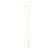 jackie-gold-jks20059-glanzende-doortrekoorbel-14-karaat-goud-met-rondje-90-mm-per-stuk