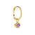 jackie-gold-jks21006-14-karaat-gouden-oorring-met-paarse-amethist-hanger-per-stuk