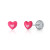 lapetra-lpos0050-zilveren-kinderoorknopjes-met-roze-hartjes-van-emaille-5-mm-breed-hoogte-5-mm