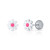 lapetra-lpos0130-zilveren-kinderoorknopjes-wit-roze-bloem-emaille-5-mm-breed-hoogte-5-mm
