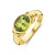 14-karaat-glanzende-gouden-ring-met-groene-peridoot-8-mm-breed