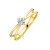 14-karaat-gouden-crossover-ring-met-lab-grown-diamant-0-25-crt-5-5-mm-breed