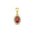 14-karaat-gouden-geboortesteen-hanger-met-rode-zirkonia-januari