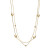 14-karaat-gouden-ketting-met-ronde-en-ovale-hangers-lengte-45-cm
