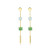 14-karaat-gouden-oorhangers-met-blauwe-en-groene-kwartsiet-kubus-stenen-hoogte-46-mm