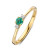 14-karaat-gouden-ring-met-groene-smaragd-0-18-crt-en-transparante-diamant-0-07-crt-3-2-mm-breed