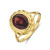 14-karaat-gouden-ring-met-ovale-granaat-en-gevlochten-rand-15-mm-breed