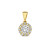 14-karaat-gouden-ronde-halo-hanger-met-zirkonia-8-mm-x-16-mm