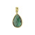 18-karaat-gouden-hanger-met-druppelvormige-groene-kwartssteen-9-mm-breed-hoogte-18-mm