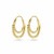 gold-plated-oorringen-met-gladde-en-bolletjes-buis-diameter-16-mm