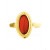 gouden-ring-met-edelsteen-bloedkoraal