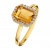 gouden-ring-met-edelsteen-citrien-en-diamant-steen