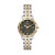 olympic-quinn-ol72dss113b-dameshorloge-bicolor-staal-met-groene-wijzerplaat-o-28-mm