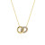 sif-jakobs-carrara-due-piccolo-sj-n2477-xcz-yg-zilveren-goldplated-ketting-met-multicolor-zirkonia-45-cm