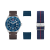 swiss-military-hanowa-nomad-smwgb0004902-set-herenhorloge-van-staal-met-3-verschillende-horlogebanden-o-43-mm