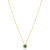 zinzi-zic2697g-ketting-met-hanger-groen-briljant-goudkleurig-8-mm-lengte-45-cm