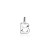 zinzi-zih2140b-zilveren-letterhanger-b-met-bolletjesketting-en-glanzende-afwerking
