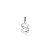 zinzi-zih2140s-zilveren-glanzende-letterhanger-s-met-bolletjesketting