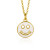 zinzi-zih2312w-gold-plated-hanger-met-smiley-gezicht-zonder-steen-hoogte-22-mm
