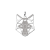 zilveren-geometrische-hanger-wolf