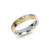 boccia-titanium-0129-04-bicolor-ring-met-diamant-0-015-crt-titanium-en-gold-plated-4-mm-breed