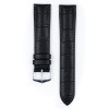 hirsch-duke-01029050-2-zwarte-leren-horlogeband-met-krokodilpatroon
