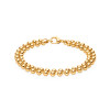 boccia-titanium-03066-02-gold-plated-armband-met-bolletjes-schakels-6-mm-breed