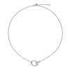 glow-102-0684-45-zilveren-ketting-met-hanger-ronde-zirkonia-hanger-22-mm-lengte-42-5-45-cm