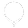 glow-102-0741-45-zilveren-ketting-met-hanger-ronde-bolletjes-15-mm-lengte-42-45-cm