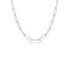 glow-102-2389-45-925-zilveren-paperclip-schakelketting-glanzend-6-7-mm-breed-lengte-45-cm