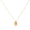 glow-102-8373-45-goudkleurige-gepersonaliseerde-ketting-met-hanger-rechthoek-2-mm-breed-lengte-45-cm