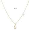glow-102-8617-45-gold-plated-ketting-met-hanger-ovaal-11-mm-breed-lengte-45-cm
