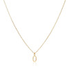 glow-102-8617-45-gold-plated-ketting-met-hanger-ovaal-11-mm-breed-lengte-45-cm